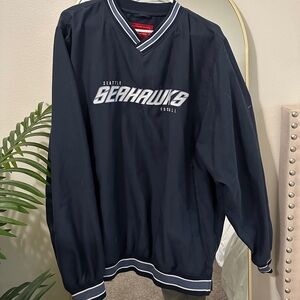 Vintage style Seahawks pulled over